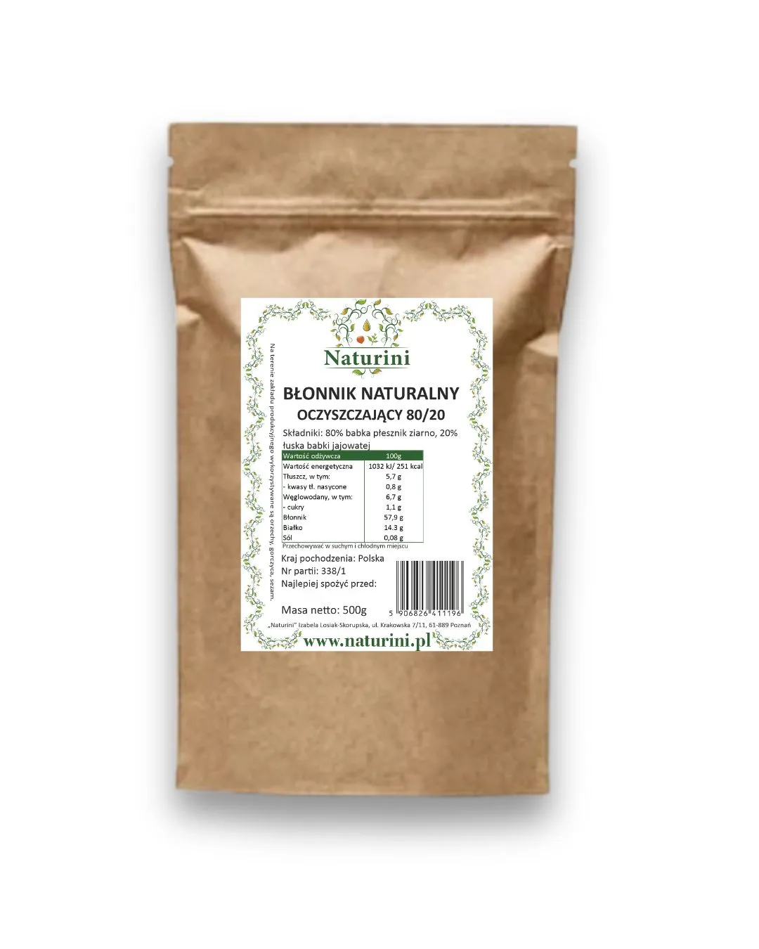 błonnik doypack Naturini